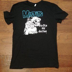 MISFITS Die my Darling Graphic Band T-shirt L NEW